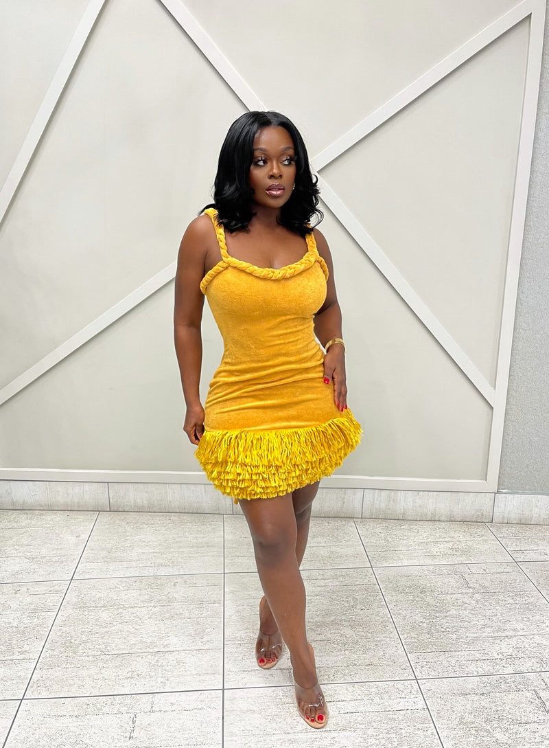 “NYMA” FRINGE DRESS
