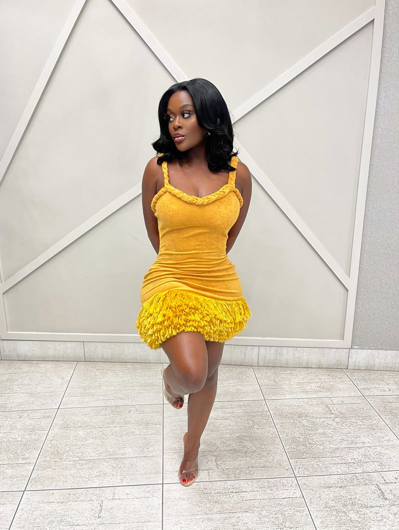 “NYMA” FRINGE DRESS