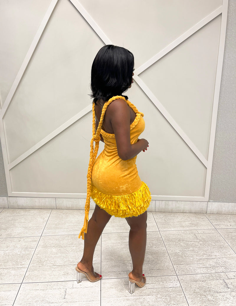 “NYMA” FRINGE DRESS