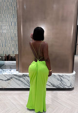 “TEMI” BACKLESS DRESS