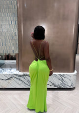 “TEMI” BACKLESS DRESS
