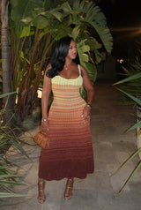 “MONTANA” SUNSET MIDI DRESS (S-XL)