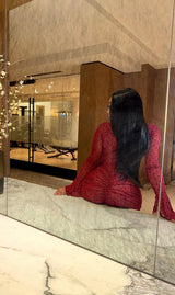 “LUNA” RUSHED MAXI DRESS (S-XL)