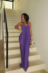 “AMARA” DRAPE MAXI DRESS