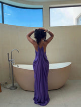 “AMARA” DRAPE MAXI DRESS