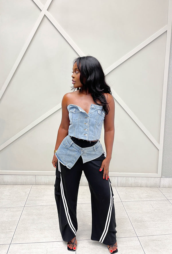 “LILLY” PATCHWORK PANTS (S-XL)
