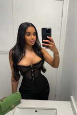 “AFTER DARK” LACE CORSET TOP(S-XL)