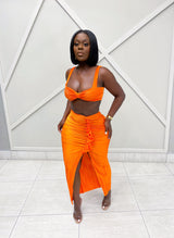 “LOLA” TWO PIECE SKIRT SET (S-XL)