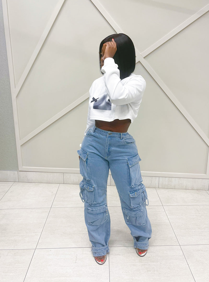 “KARMA” CARGO JEANS