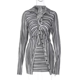 “MAZI STRIPE” SKIRT SET