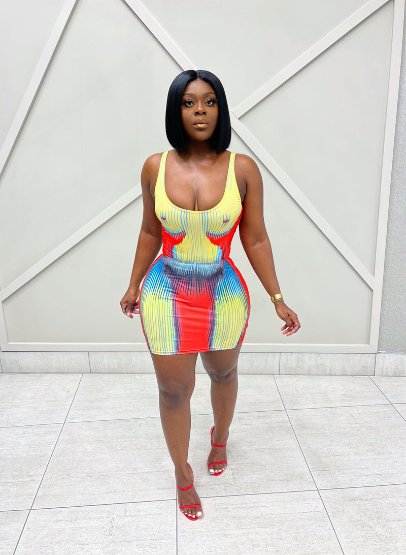 “BODY PARTY” SKIRT SET
