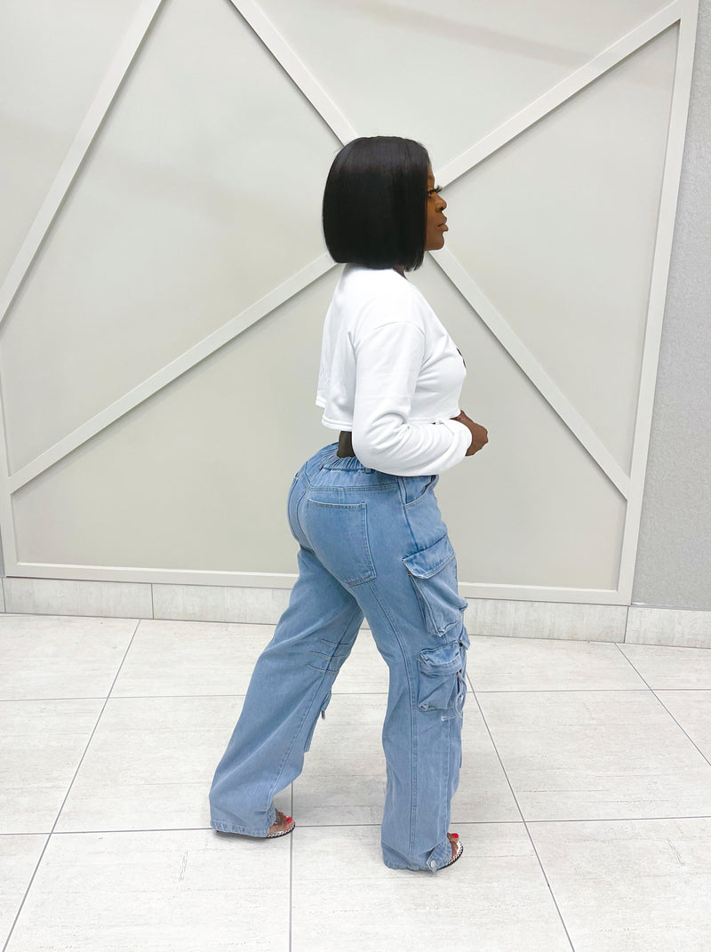 “KARMA” CARGO JEANS